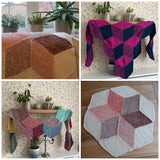 Nest box Shawl and Popstars blanket Pattern (PDF)