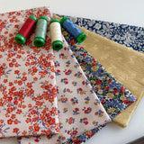 Liberty Floral Nostalgia Quilters Autumn Colours cotton Fat quarter pack