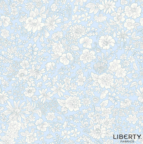 Pale Sky (Emily Belle collection) Liberty Quilting Cotton Fabric