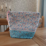 Handmade project bag made with Liberty fabrics - Floral Joy