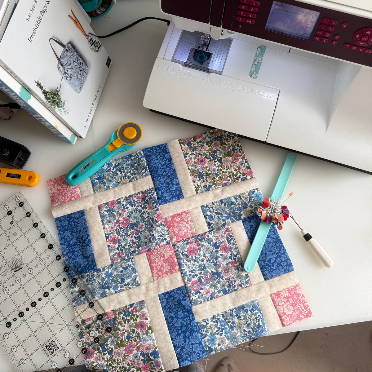 Super Easy Beginners Quilt kit (CHOOSE your fabric)