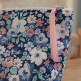 Handmade project bag made with Liberty fabrics - Hedgerow Bloom (READY TO SHIP)