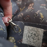 Handmade project bag made with Liberty fabrics - Cosmos Field (READY TO SHIP)