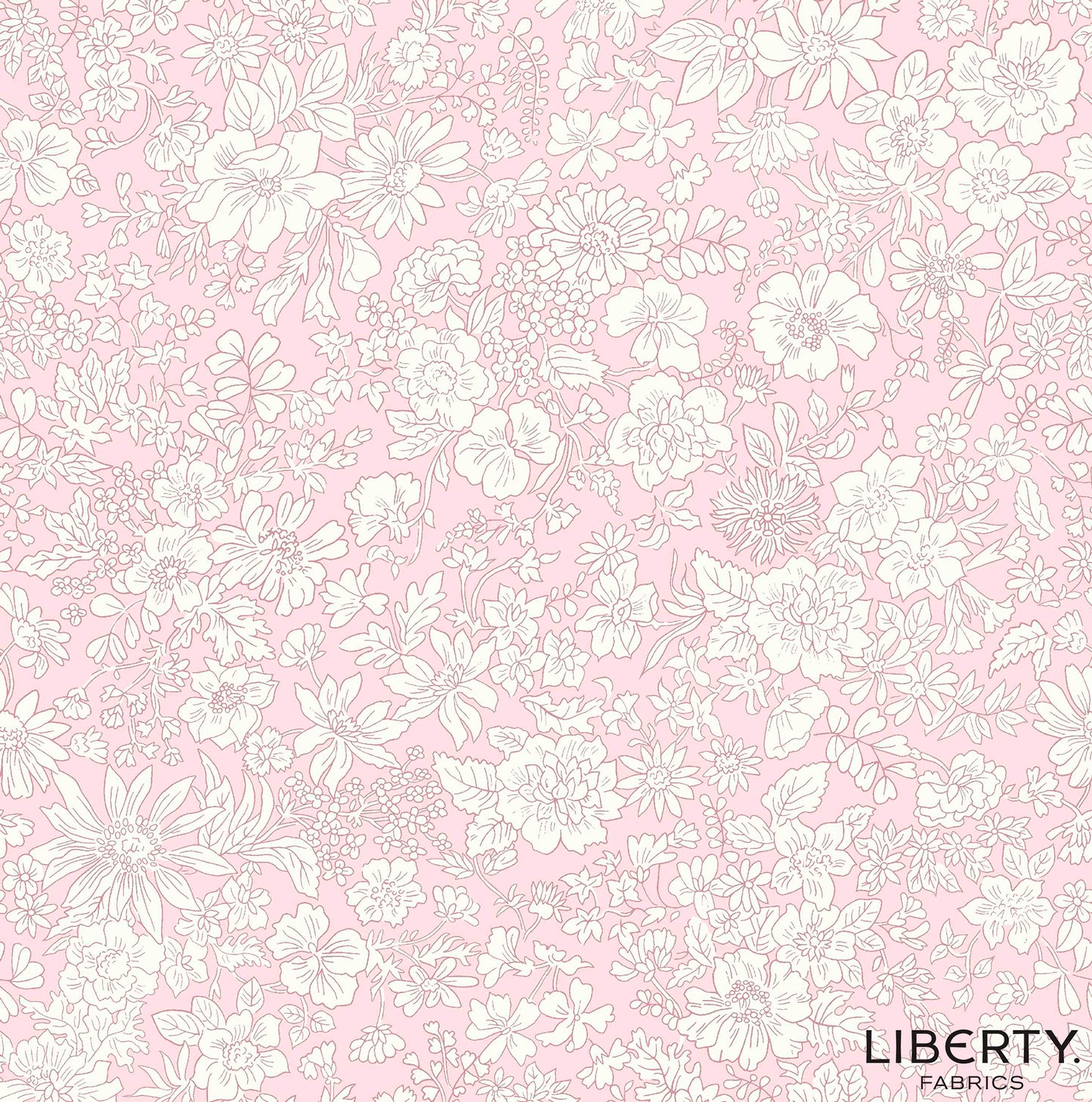 Powder Rose (Emily Belle collection) Liberty Quilting Cotton Fabric
