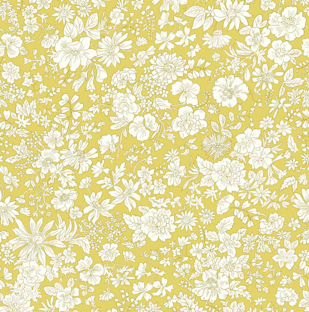 Emily Belle Lime Liberty Quilting Cotton Fabric