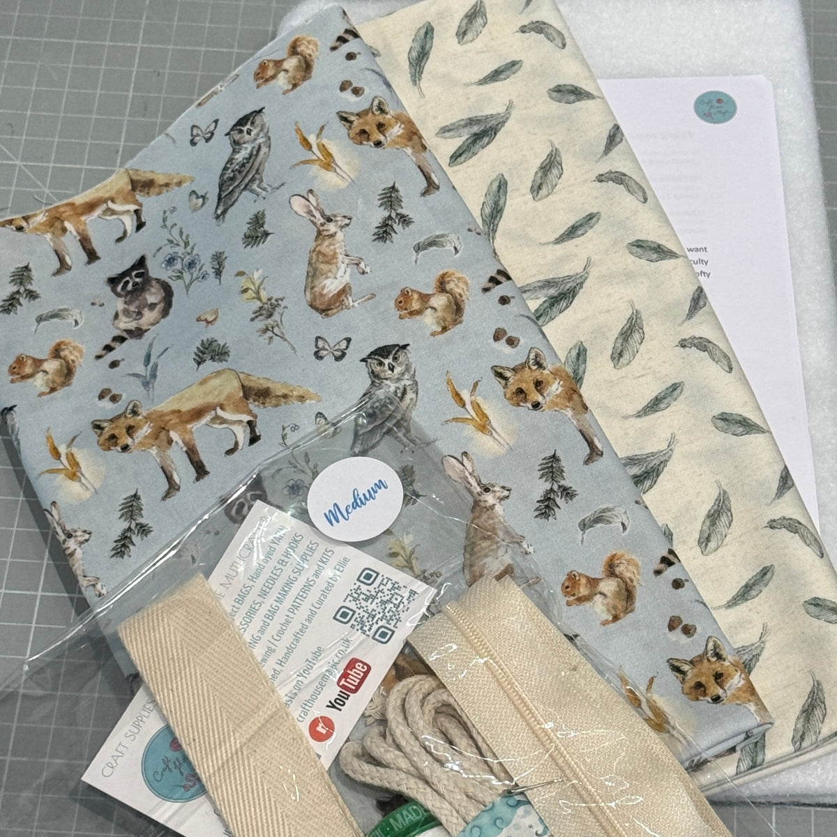 SPECIAL OFFER Project bag making kits - Extra handle and closure materials