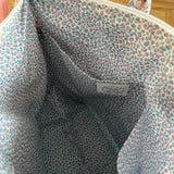 Handmade project bag made with Liberty fabrics - Floral Joy (READY TO SHIP)