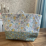 Handmade project bag made with Liberty fabrics - Spring Petals (READY TO SHIP)