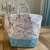 Handmade project bag made with Liberty fabrics - Floral Joy (READY TO SHIP)