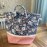 Handmade project bag made with Liberty fabrics - Hedgerow Bloom (READY TO SHIP)