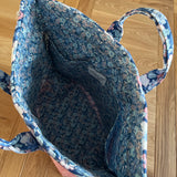 Handmade project bag made with Liberty fabrics - Hedgerow Bloom (READY TO SHIP)