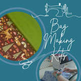 Bag Making Kit - Autumn print fabric