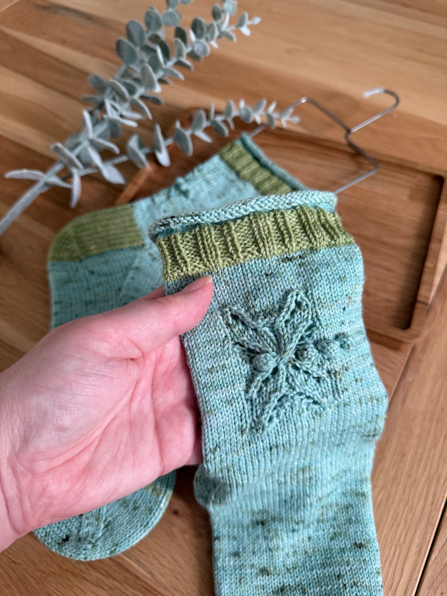 Anisoptera Sock Knitting Pattern (PDF)