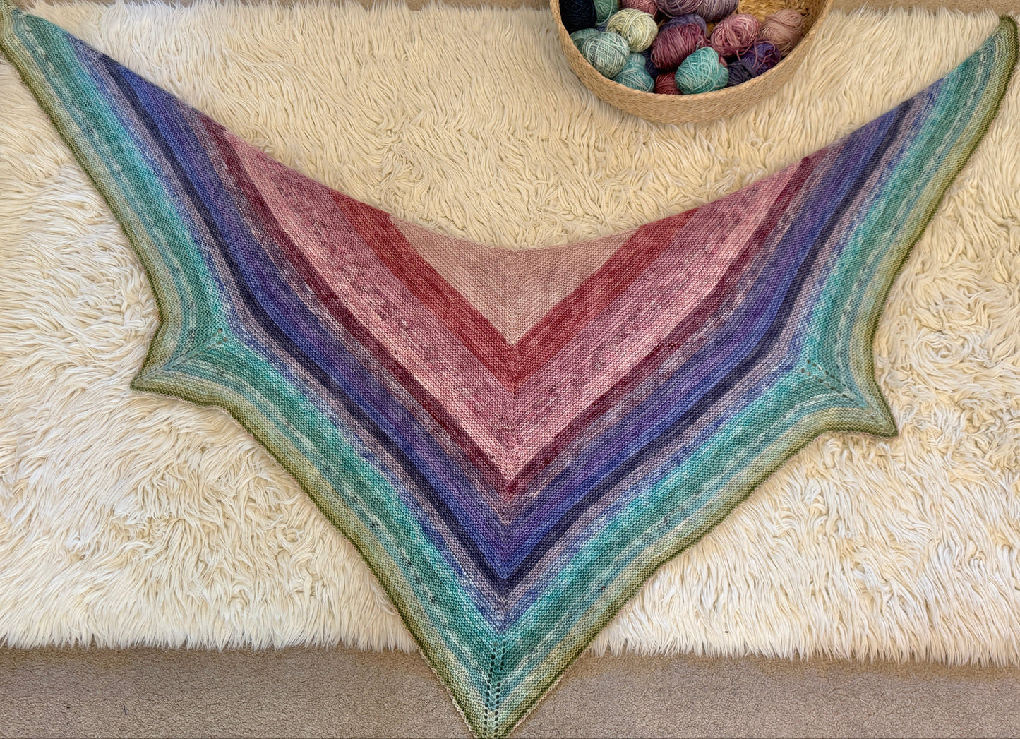 Dragon's Trove Shawl Knitting Pattern (PDF)