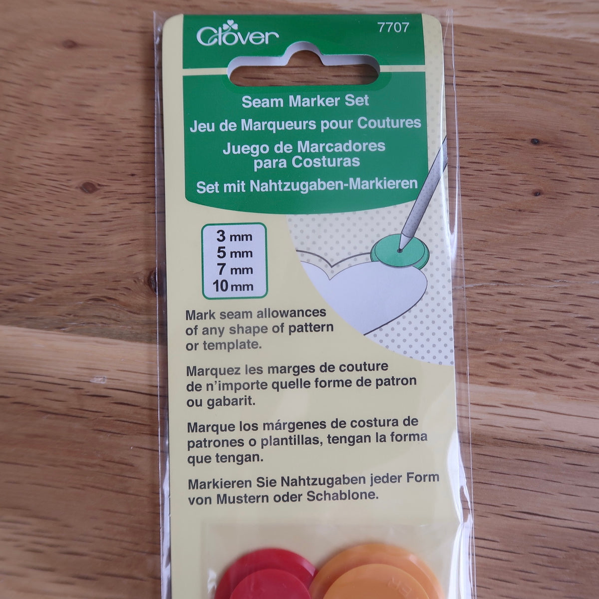 Clover Seam marker set Craft House Magic