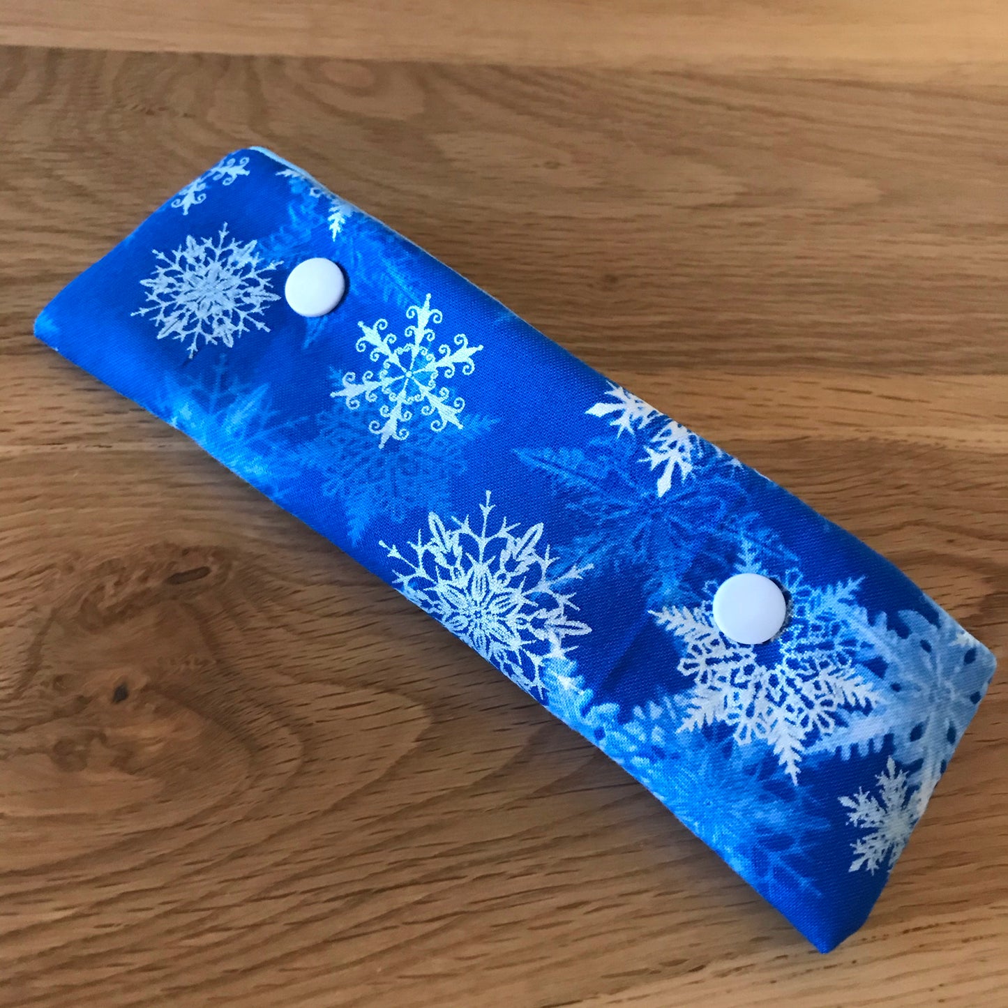 Bag Making Kit - Snowflake print fabric