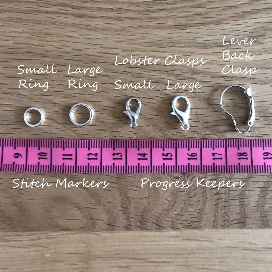 Bicycle stitch markers or progress keepers (set if 2)