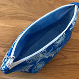 Snowflake print notions pouch