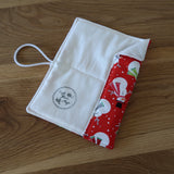 Snowman print Circular Needle case