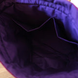 Moonstruck Cat applique / free motion quilted bag Medium (Shawl or small sweater size)