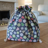 Christmas Biscuits Print Project Bag