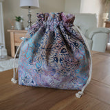 Pink / Blue Batik bag