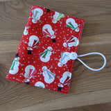 Snowman print Circular Needle case