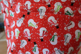 Snowman Print Project Bag