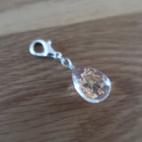 Coral Dried Flower in resin progress keeper