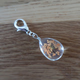 Coral Dried Flower in resin progress keeper