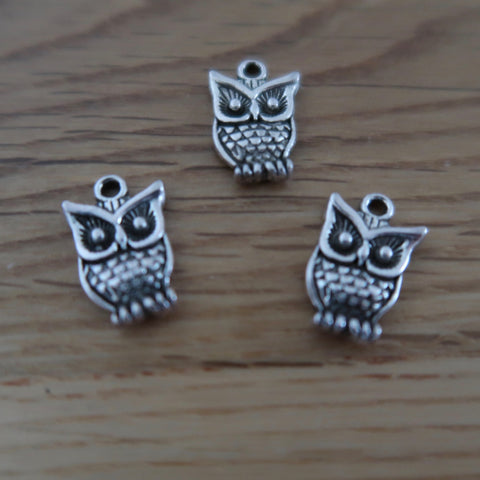 Owl stitch markers or progress keepers (set of 3)