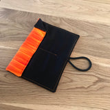 Cauldron free motion stitched Circular Needle case