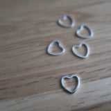 Heart Stitch markers (set of 20)