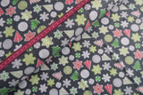 Christmas Biscuits Print Fabric