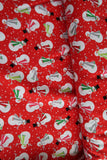 Snowman Print Fabric