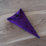 Moonstruck Cat (free motion stitched) Scissor Case