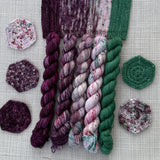 3 MONTH BUNDLE - PRE-ORDER Colours of the Month - BRAVEHEART - 100g SINGLE SKEINS - JAN / FEB / MAR 2026