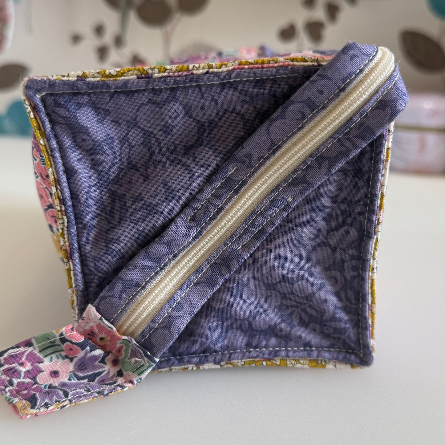 Flat bottom box bag making kit - choose your fabric
