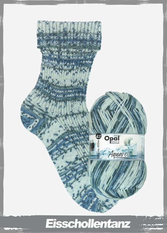 Opal Ice Dance 11532 Watercolour - 100g 4 ply