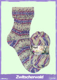 Opal Forest Twitter 11533 Watercolour - 100g 4 ply