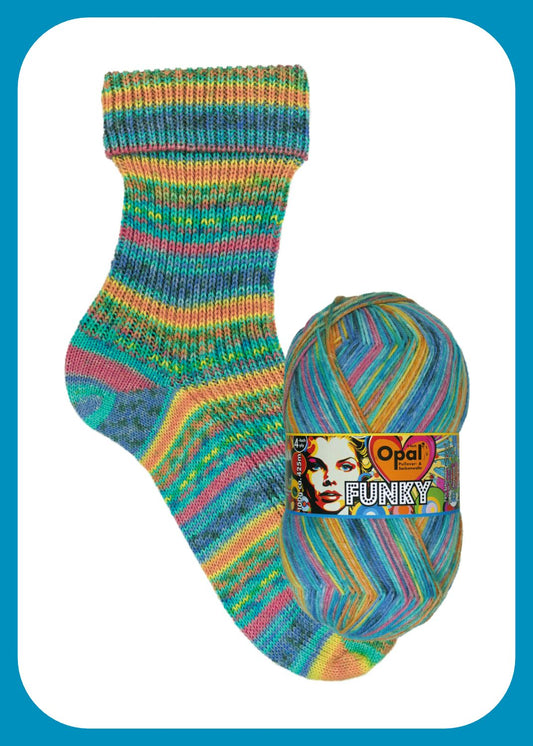 Opal Funky 11580 - 100g 4 ply