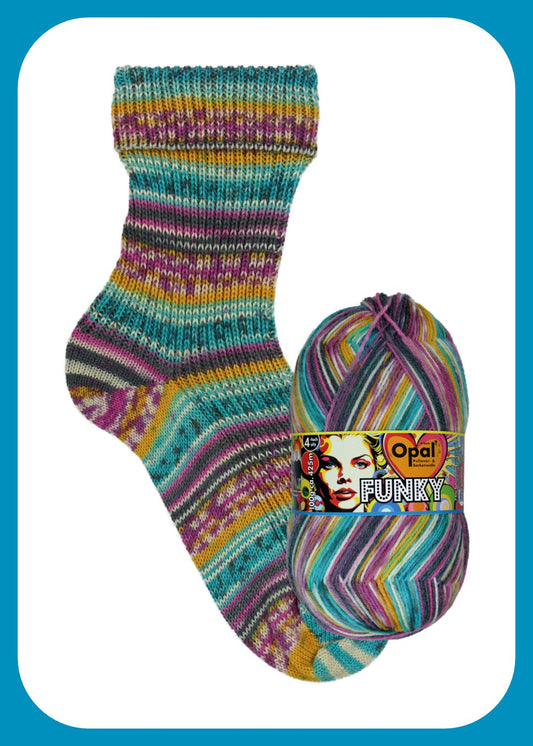 Opal Funky 11587 - 100g 4 ply
