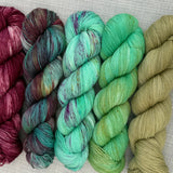 3 MONTH BUNDLE - PRE-ORDER Colours of the Month - THE LION SLEEPS TONIGHT - 100g SINGLE SKEINS - APR / MAY / JUN 2026