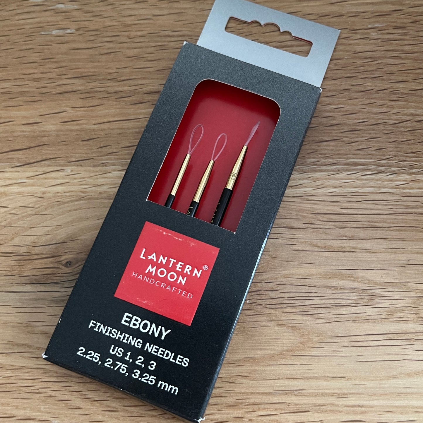 Lantern moon Ebony Finishing needles