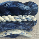 PRE-ORDER Colours of the Month - DO YOU WANT TO BUILD A SNOWMAN - SOCK or SHAWL SET - DECEMBER2025