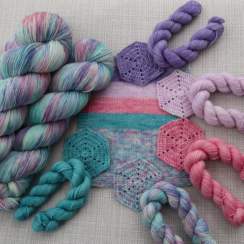 PRE-ORDER Colours of the Month - PART OF YOUR WORLD - 100g SINGLE SKEINS - AUGUST 2025
