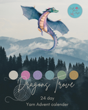 24 day Yarn Advent Calendar Dragon's Trove - PRE-ORDER