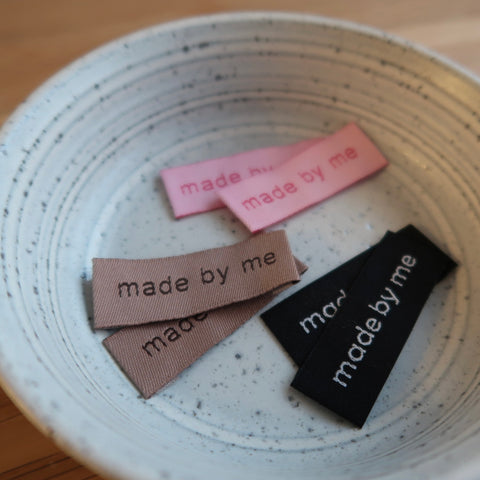 'Made by Me' woven labels (set of 6)