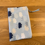 Large notions pouch - Raincloud