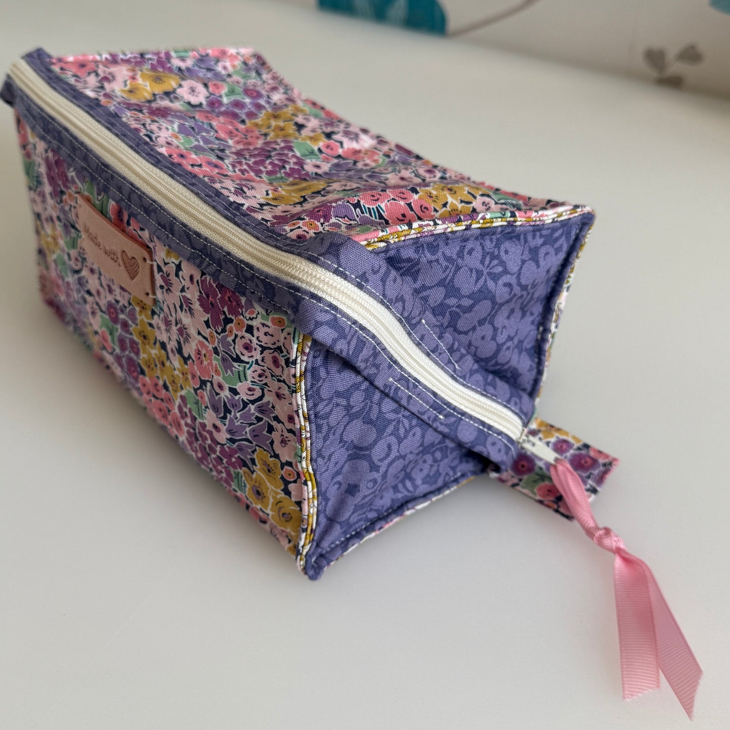 Flat bottom box bag making kit - choose your fabric